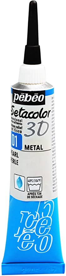 peinture tissus sétacolor métal pébéo 3D 20 ml