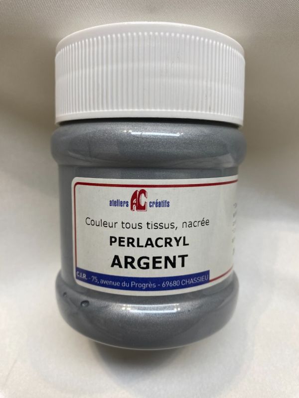 perlacryl atelier créatif 230 ml ARGENT