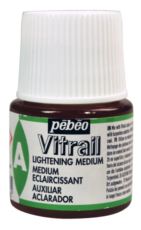 Vitrail Médium Eclaircissant Pébéo 45 ml