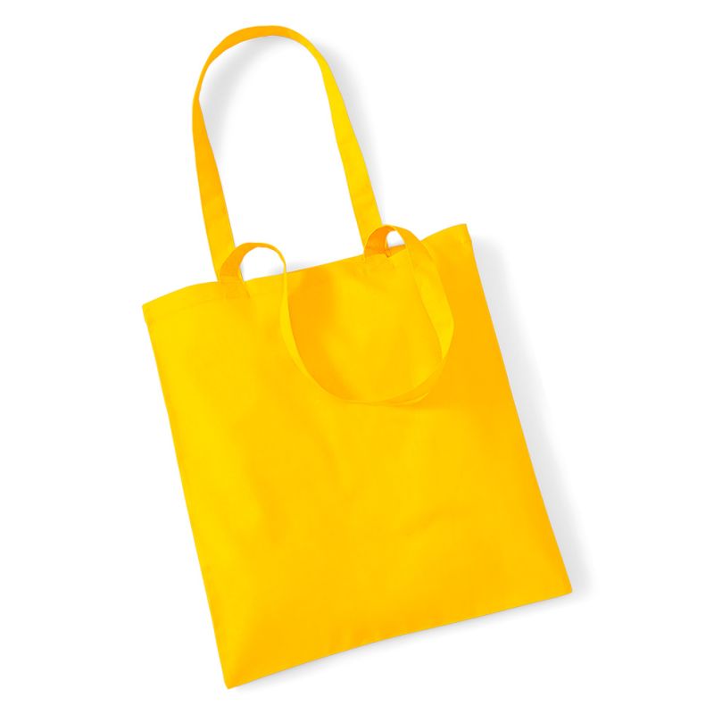 sac shopping tote bag 38x42 jaune