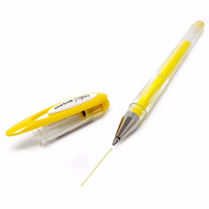 stylo signature pastel jaune