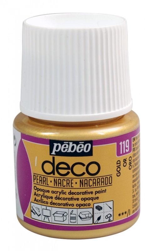 Couleur Déco Nacrée Pébéo 45 ml