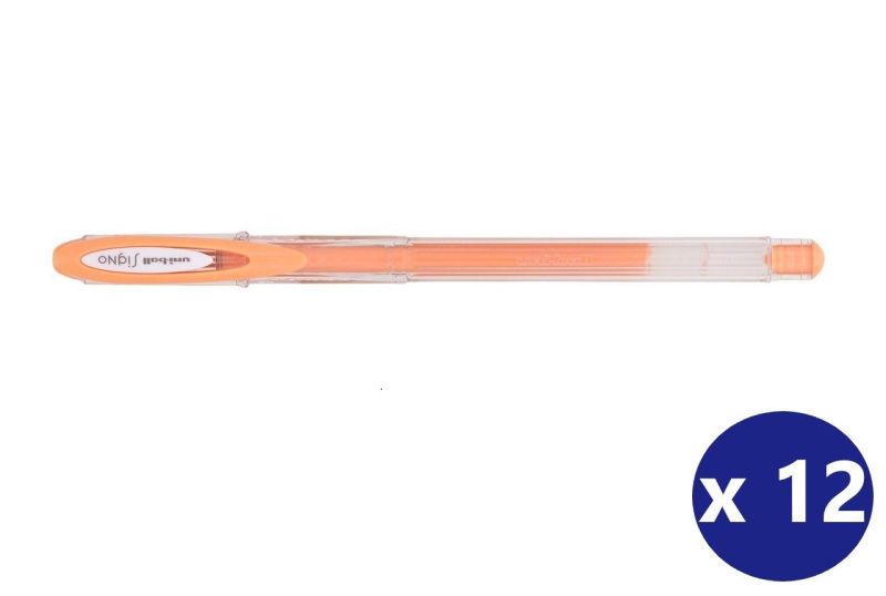 stylo signature Orange pastel