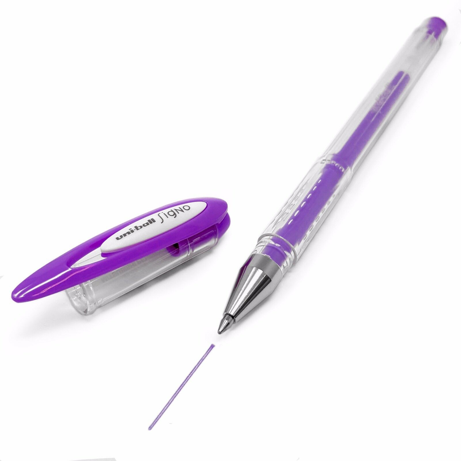 stylo signature pastel violet