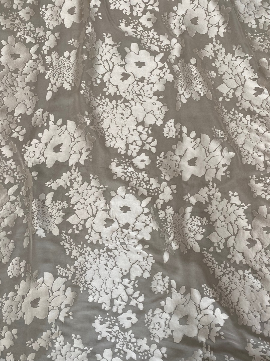 Soies et Viscoses S170* Satin dévoré S&V  140 cm 