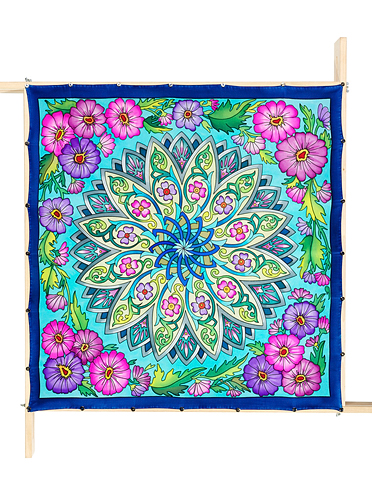Style carré 90x90 cm pongée N°9 