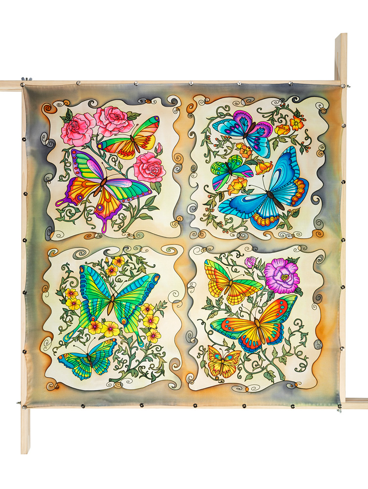 Flutter carré 90x90 pongée n°9