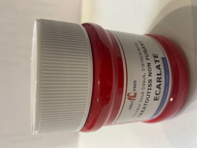 couleur non-fusant creatoutiss 230 ml écarlate