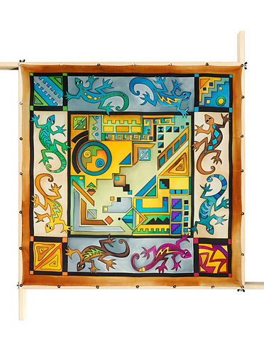 Bali carré 90x90 pongée n°9