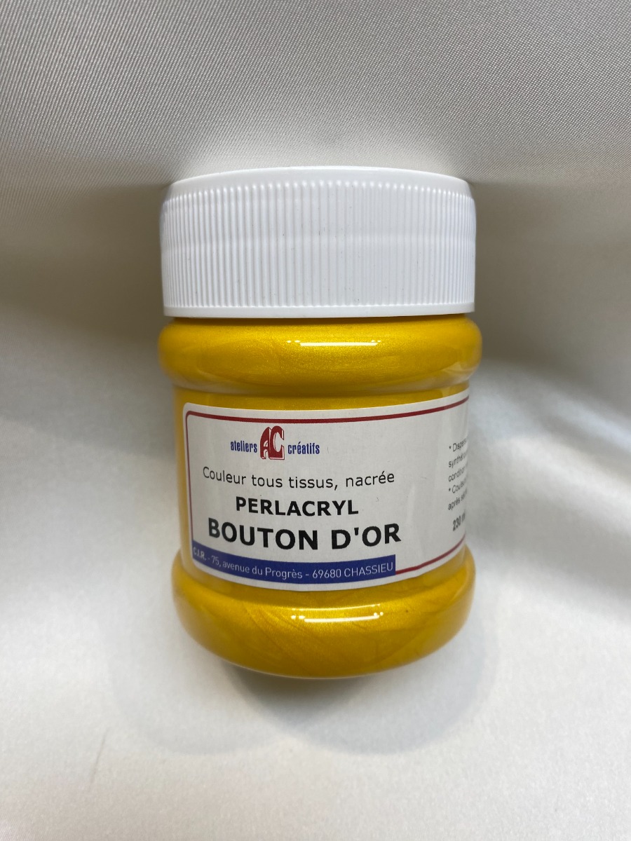 perlacryl atelier créatif 230 ml BOUTON DOR