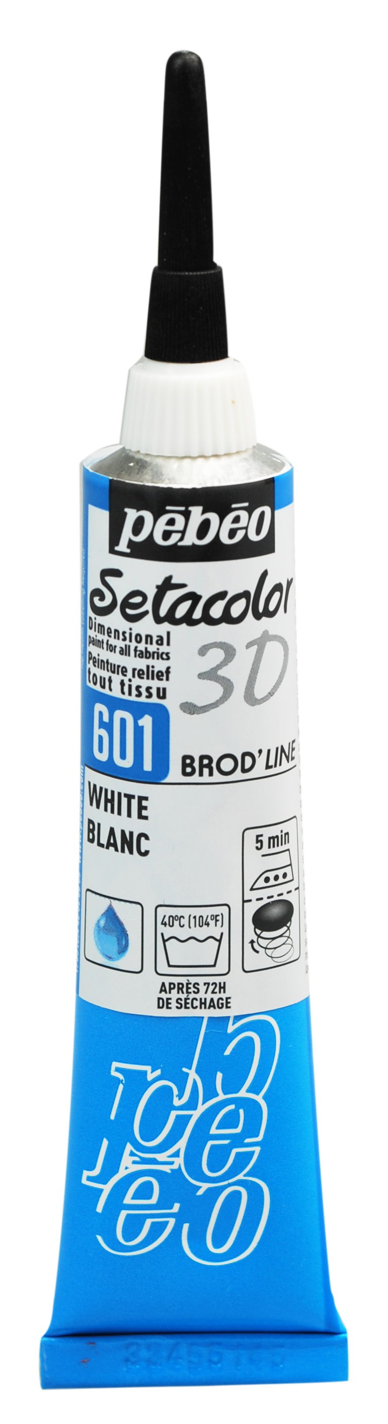 peinture tissus sétacolor brod'line pébéo 3D 20 ml  FIN DE STOCK
