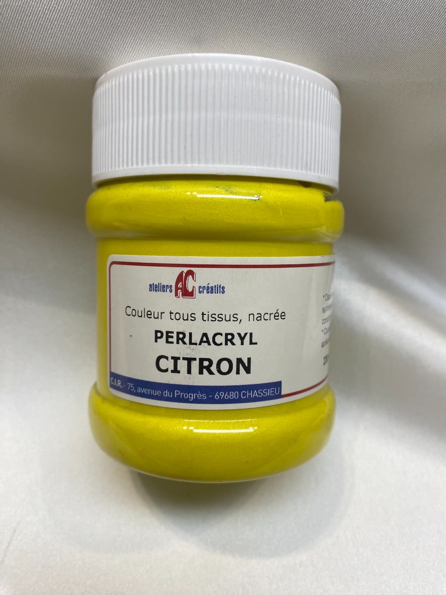 perlacryl atelier créatif 230 ml CITRON
