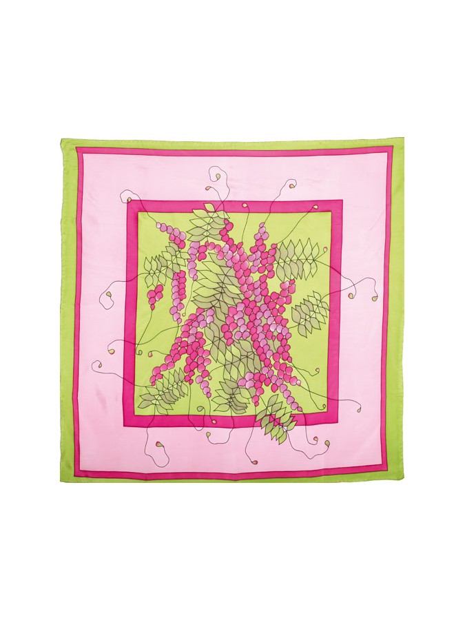 Glycine carré 90x90 cm pongée N°9