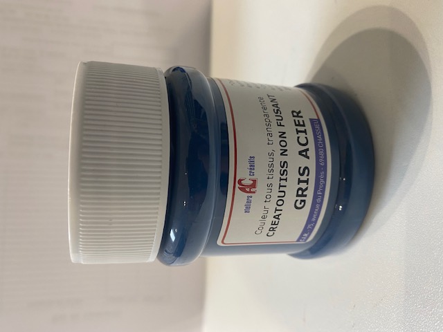 couleur non-fusant creatoutiss 230 ml gris acier