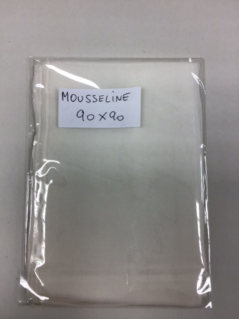 Carré RM 90 x 90 cm M 04 Mousseline