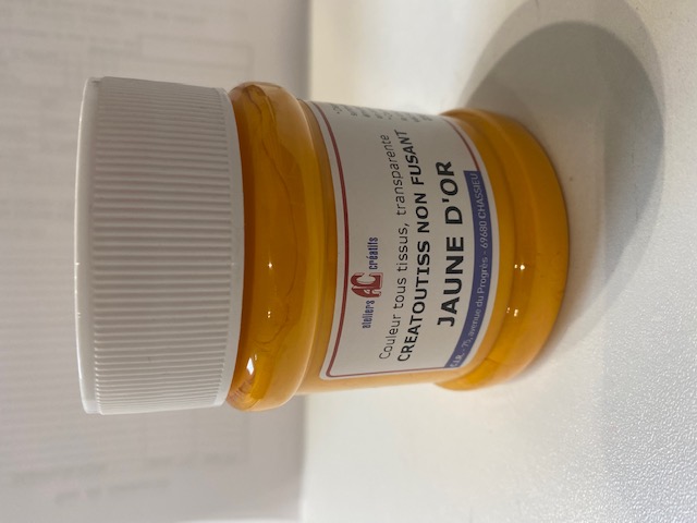 couleur non-fusant creatoutiss 230 ml jaune d'or