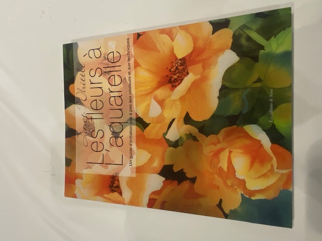 Livre : les fleurs à l'aquarelle