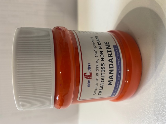 couleur non-fusant creatoutiss 230 ml mandarine