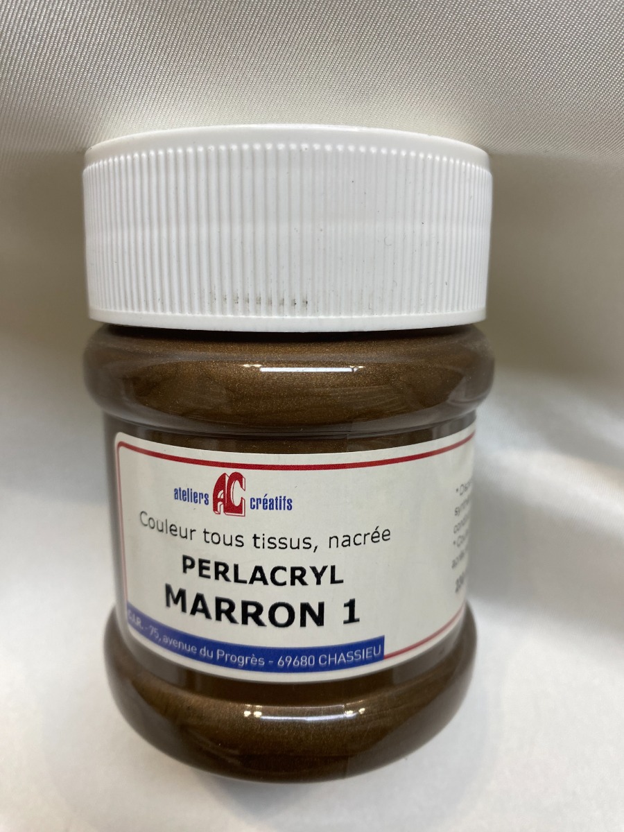 perlacryl atelier créatif 230 ml MARRON 1