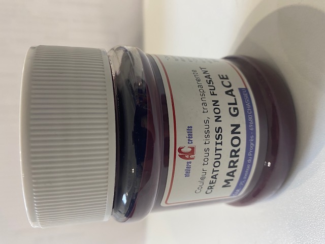 couleur non-fusant creatoutiss 230 ml marron glacé