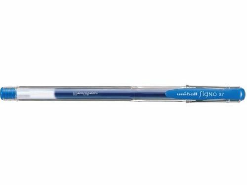stylo signature bleu clair
