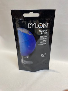 teinture grand teint a la main bleu roi