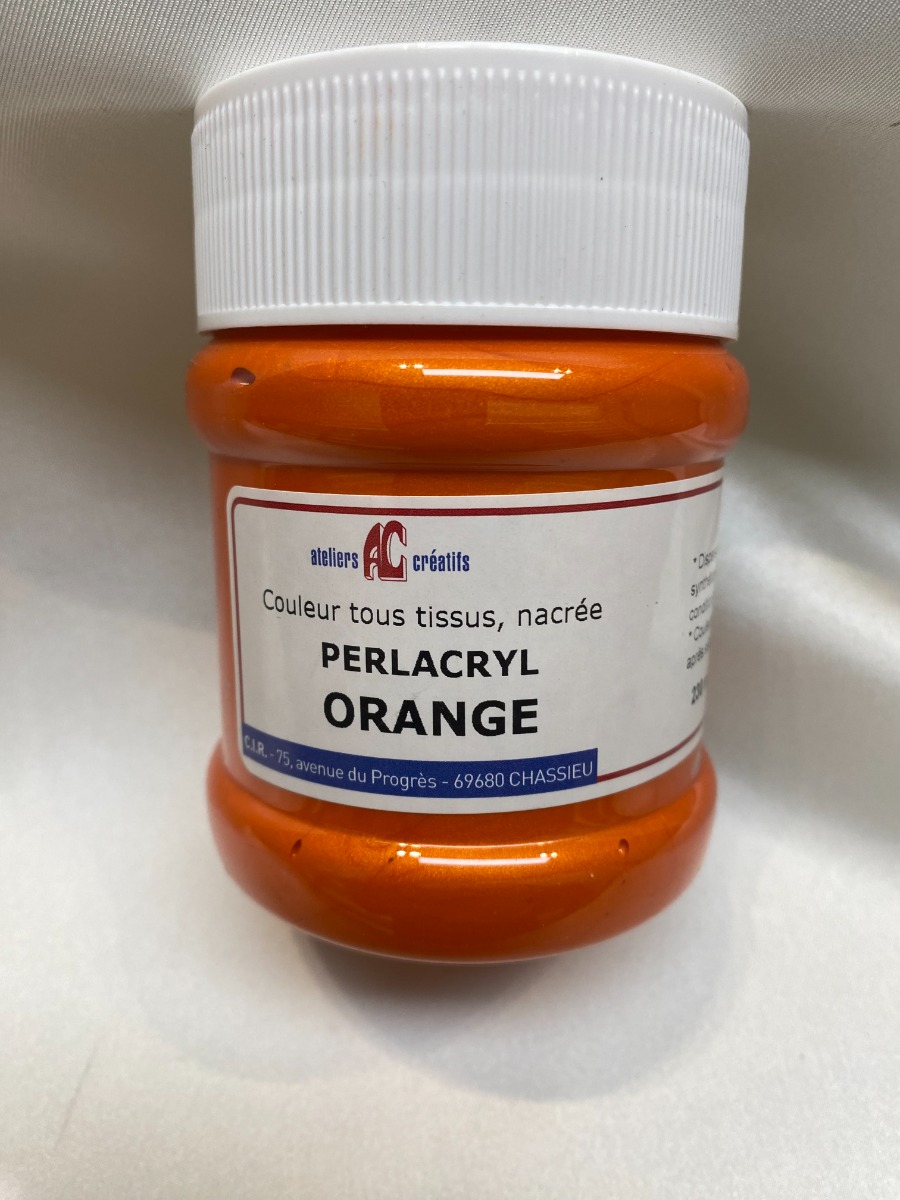 perlacryl atelier créatif 230 ml ORANGE