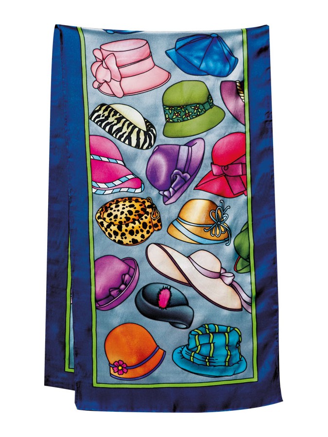 Chapeaux Echarpe 145x43 Pongée n°9