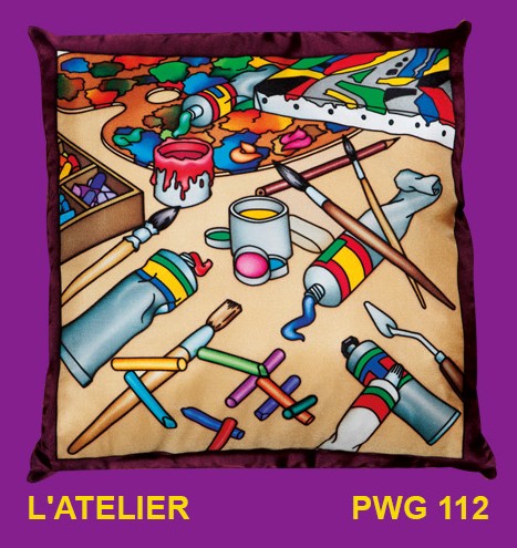 L'atelier housse de coussin 40x40 cm