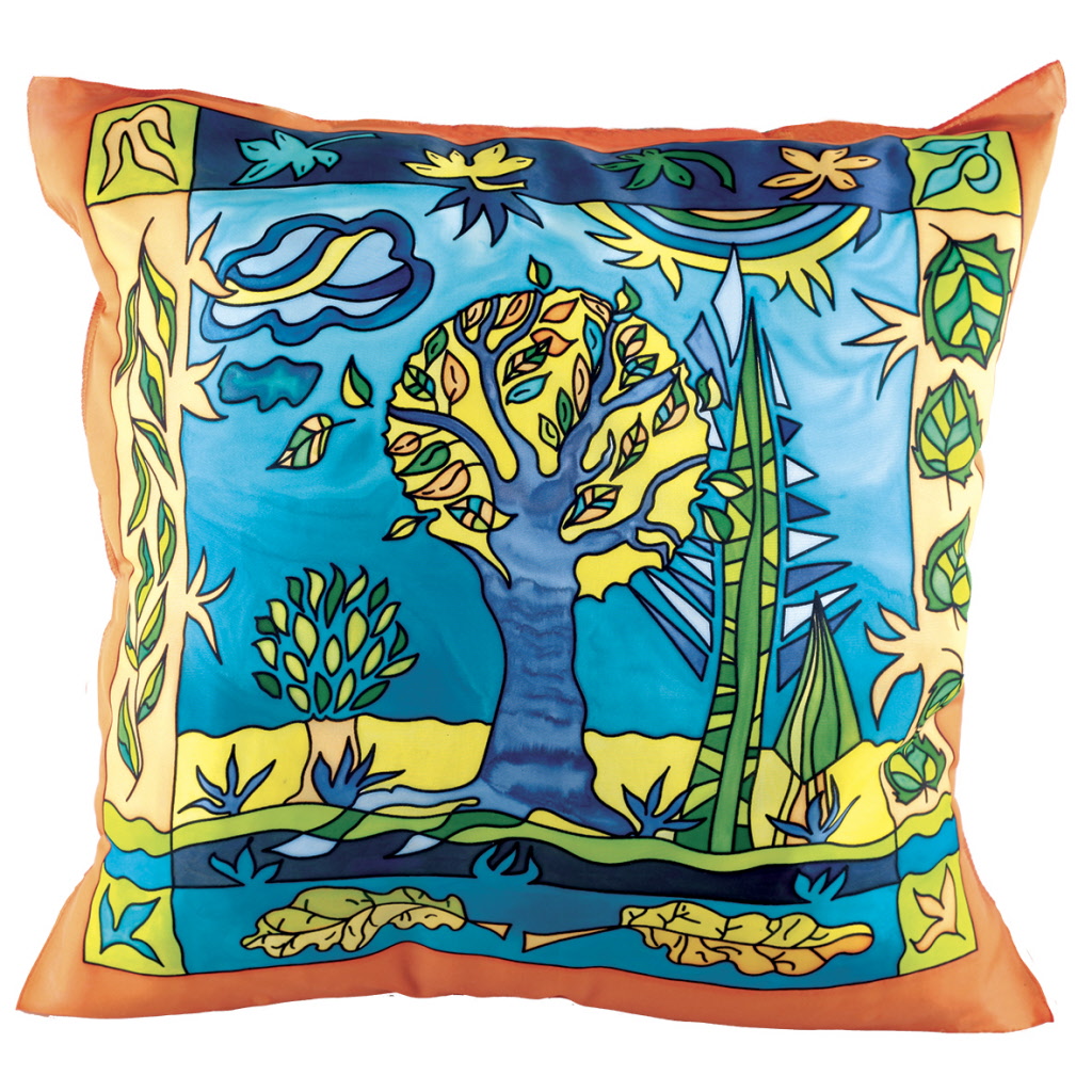 Arbre en hiver housse coussin 40x40