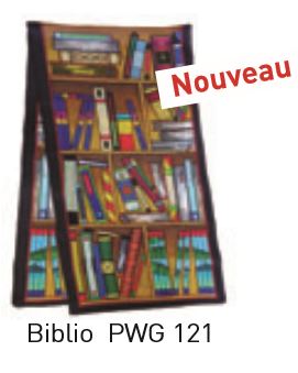 Biblio Echarpe 180 x 43 cm pongée N°9