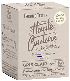 teinture textile haute couture Gris Clair