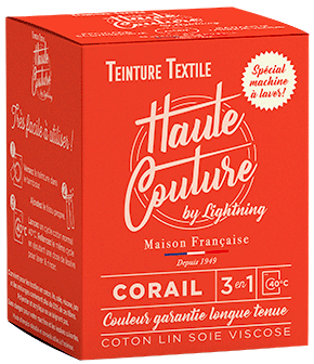 teinture textile haute couture Corail